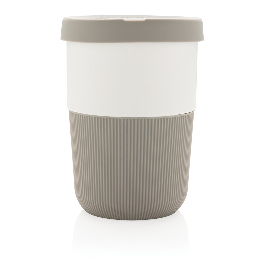 PLA Kaffeebecher To‑Go 380 ml, pflanzenbasiert – schwarz PLA Kaffeebecher To‑Go 380 ml, pflanzenbasiert – schwarz