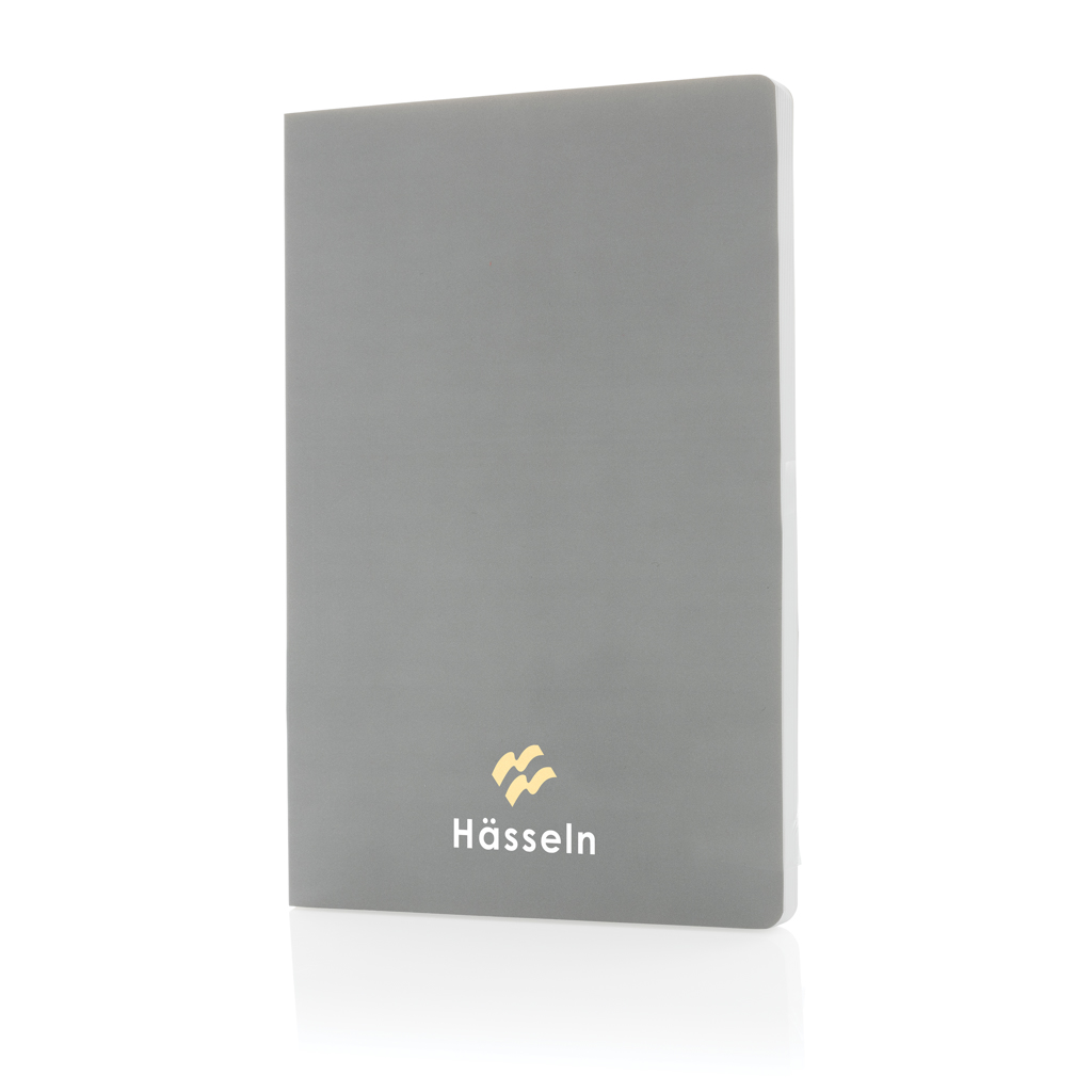 Impact A5 Notizbuch aus Steinpapier mit Logo bedrucken