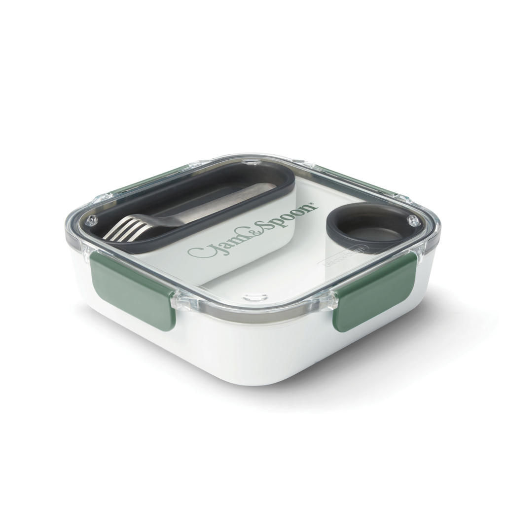 Black + Blum Lunch Box Original – Bento-Lunchbox mit Soßentopf, bedruckbar
