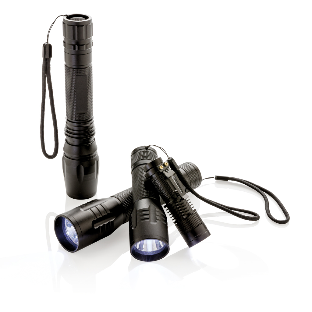 XD Collection 10W Cree LED-Taschenlampe aus Aluminium mit Logo-Veredelung XD Collection 10W Cree LED-Taschenlampe aus Aluminium mit Logo-Veredelung