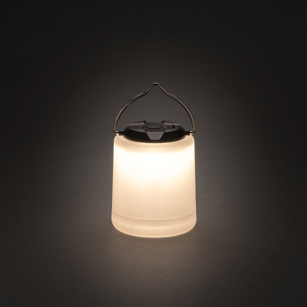 XD Collection Limio LED-Tischlampe aus RCS-recyceltem ABS, USB-C, IPX4