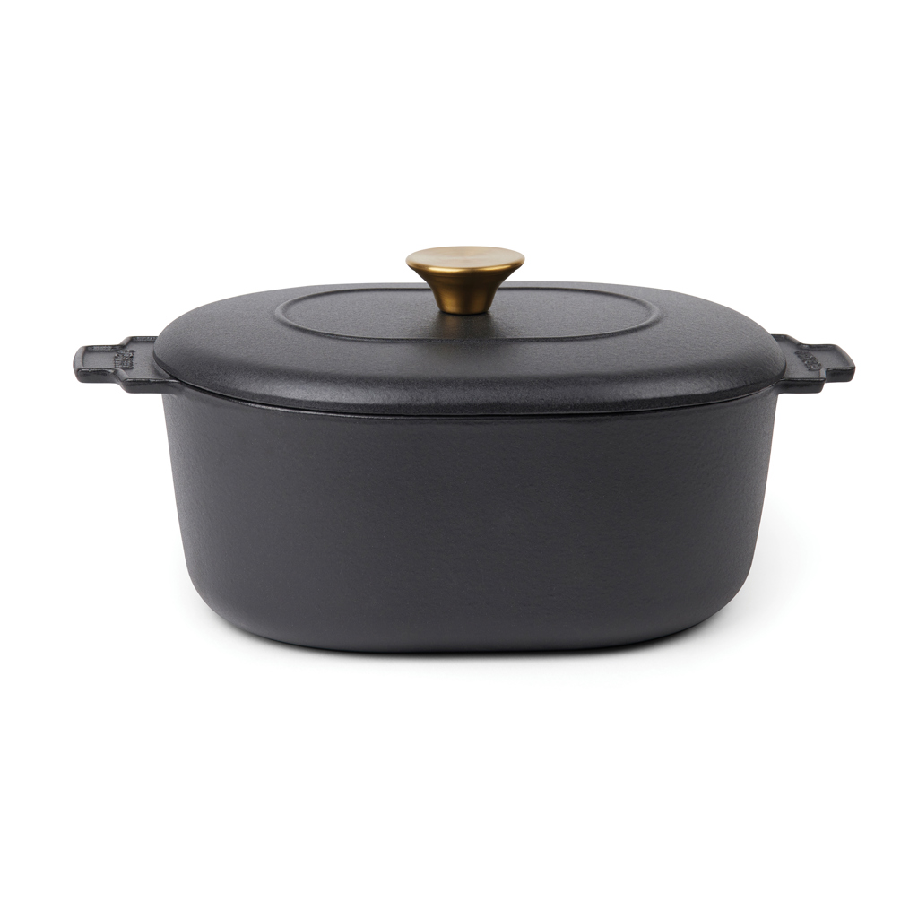 VINGA Monte Heritage Kokotte 4 L aus Gusseisen mit Emaille-Beschichtung, individuell lasergravierbar