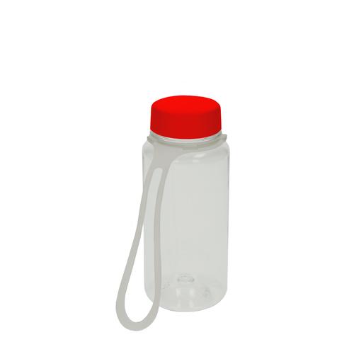 Trinkflasche "Refresh", 400 ml, inkl. Strap – transparent Trinkflasche "Refresh", 400 ml, inkl. Strap – transparent