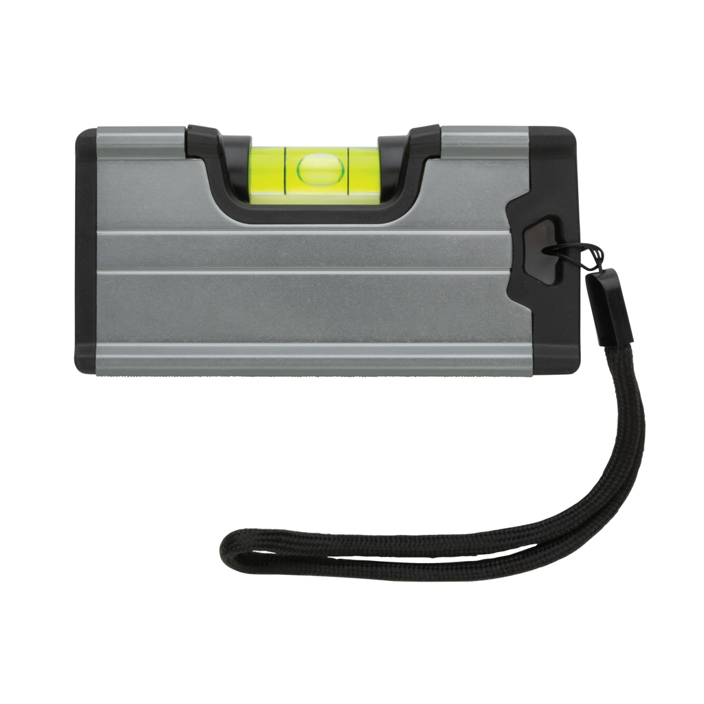 XD Collection Wasserwaage 10 cm mit Magnet, Aluminium, im Taschenformat XD Collection Wasserwaage 10 cm mit Magnet, Aluminium, im Taschenformat