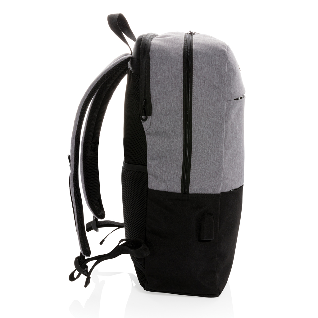 XD Collection Laptop-Rucksack 15,6 Zoll mit USB-Port und RFID-Schutz, PVC-frei XD Collection Laptop-Rucksack 15,6 Zoll mit USB-Port und RFID-Schutz, PVC-frei