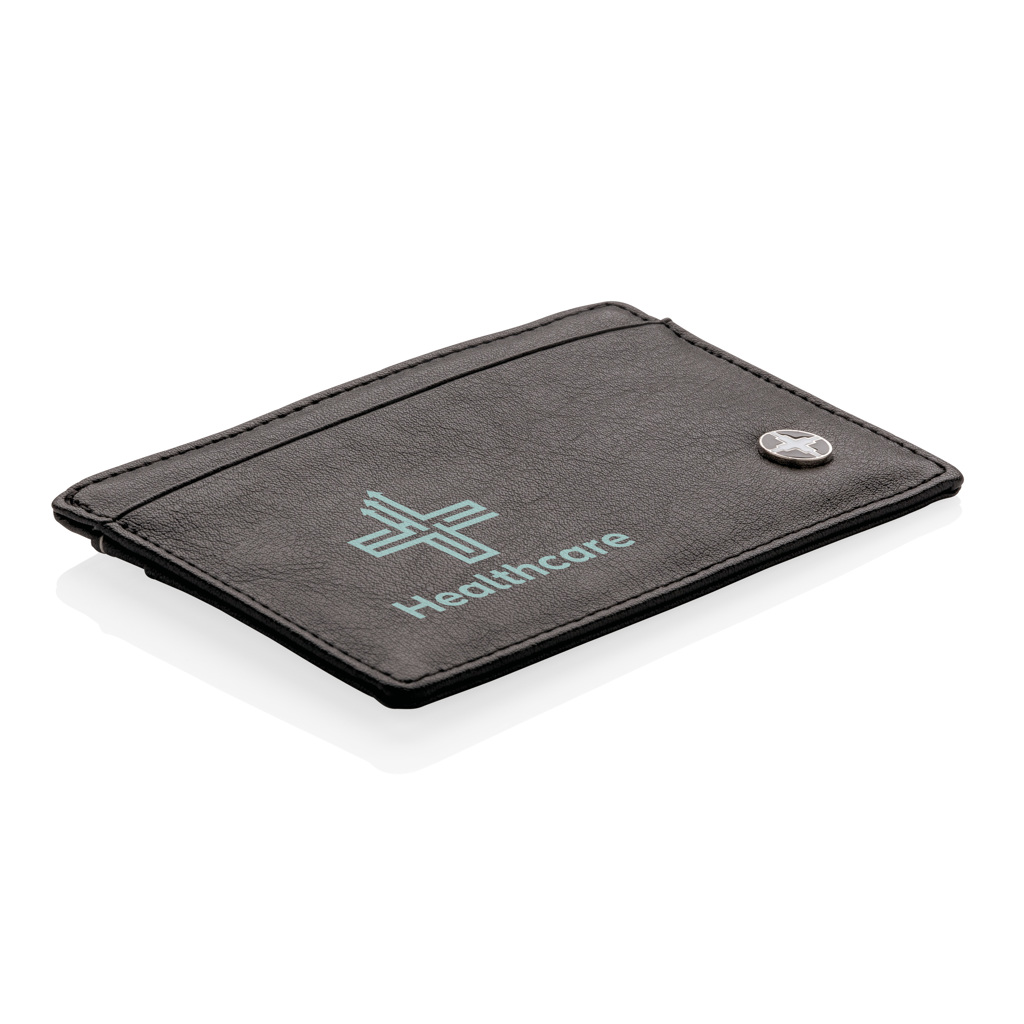 Swiss Peak RFID Anti-Skimming Kartenhalter PU mit Lasergravur Swiss Peak RFID Anti-Skimming Kartenhalter PU mit Lasergravur