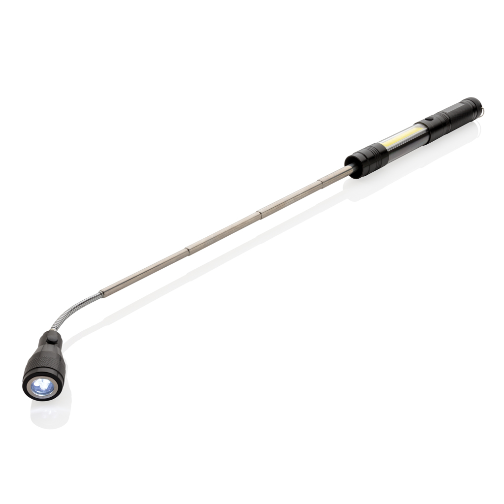 XD Collection Teleskop-Leuchte mit COB-Modul, Doppelmagnet und ausziehbarer Aluminiumstange