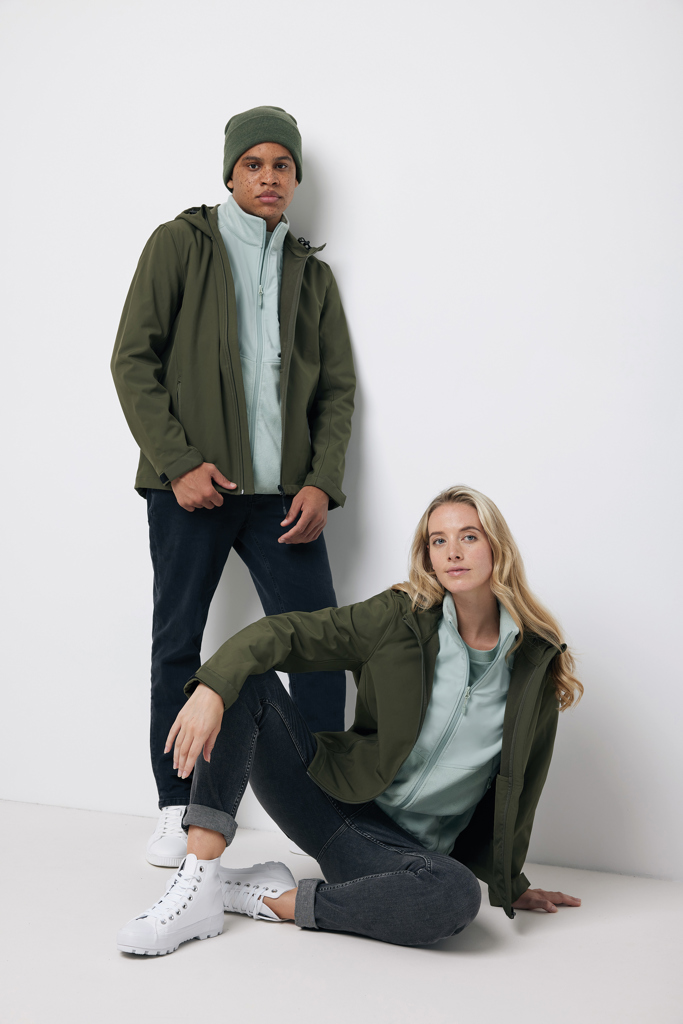 IQONIQ Makalu Damen-Softshelljacke aus recyceltem Polyester mit Logo-Veredelung IQONIQ Makalu Damen-Softshelljacke aus recyceltem Polyester mit Logo-Veredelung