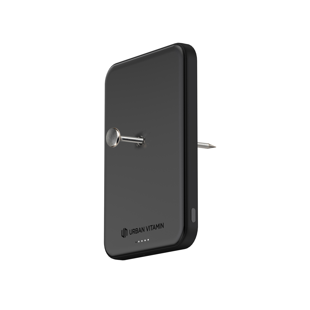 Urban Vitamin Pomona magnetische Powerbank 5000mAh Qi2.2 25W mit Logodruck