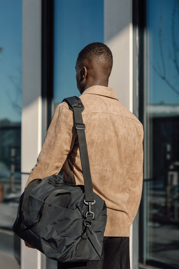 KENTO Urban Weekender aus RCS-recyceltem Nylon, mit Logo veredelbar