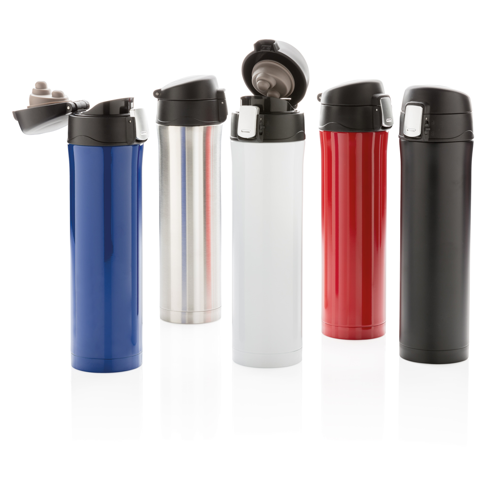 Easy Lock RCS Stahlflasche 450ml – Praktisches Werbegeschenk für Events Easy Lock RCS Stahlflasche 450ml – Praktisches Werbegeschenk für Events