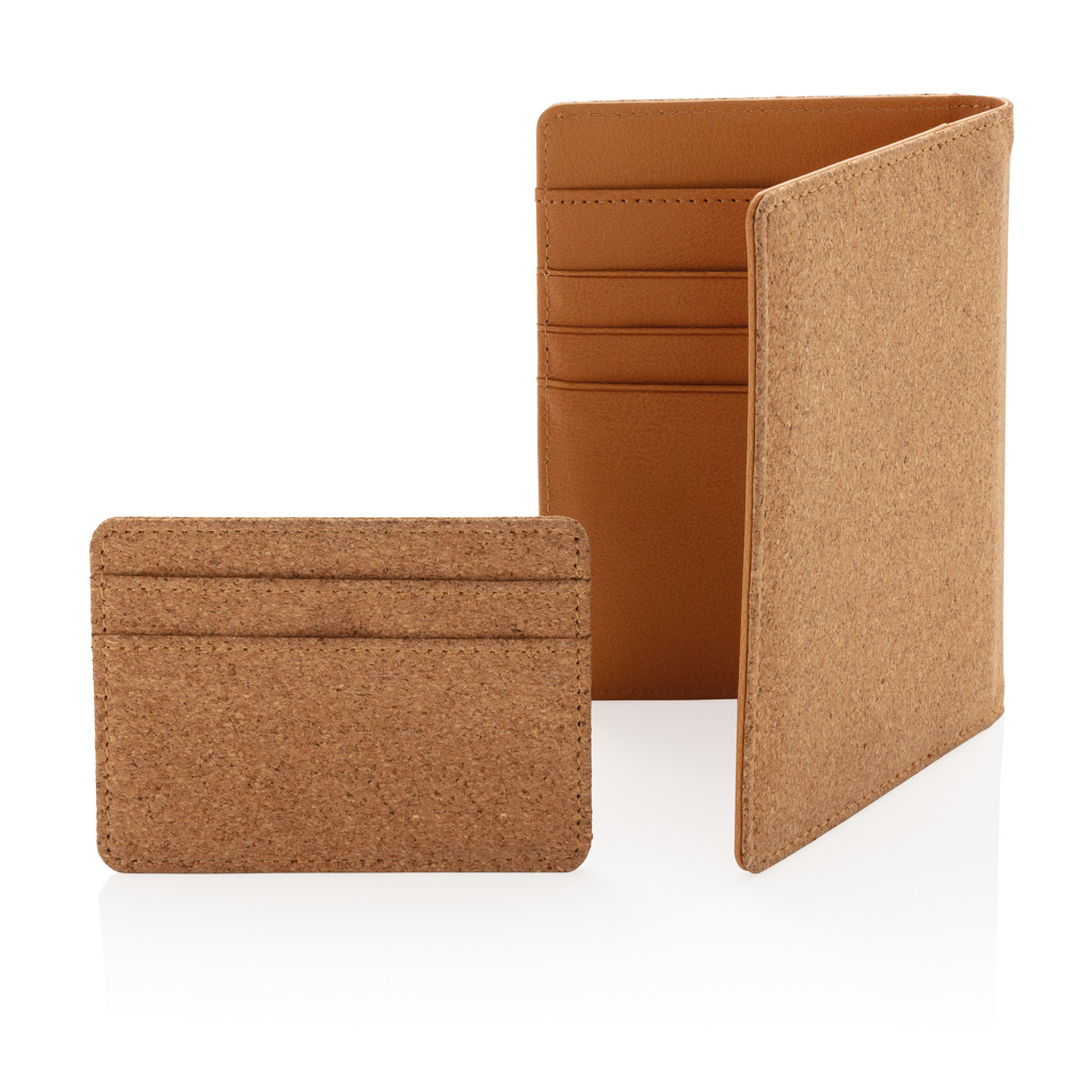 Kork RFID Slim-Wallet von XD Collection — mit Logo veredelbar