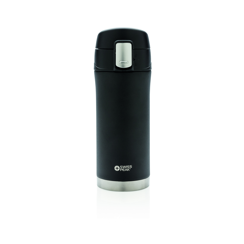 Swiss Peak Elite Vakuum-Becher 300 ml mit Kupfer-Isolierung, schwarz, bedruckbar Swiss Peak Elite Vakuum-Becher 300 ml mit Kupfer-Isolierung, schwarz, bedruckbar