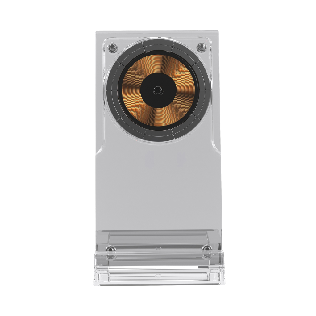XD Collection Magcharge 15W magnetischer Wireless-Charger-Stand aus Acryl, bedruckbar mit Logo XD Collection Magcharge 15W magnetischer Wireless-Charger-Stand aus Acryl, bedruckbar mit Logo