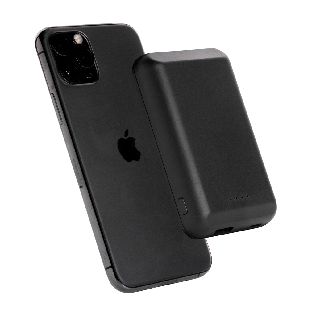 XD Collection Magnetische Wireless Powerbank 5.000 mAh mit Logo bedruckbar XD Collection Magnetische Wireless Powerbank 5.000 mAh mit Logo bedruckbar
