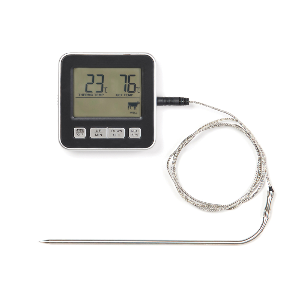 VINGA Hays Küchenthermometer mit Timer & Alarm – Tampondruck-veredelbar VINGA Hays Küchenthermometer mit Timer & Alarm – Tampondruck-veredelbar
