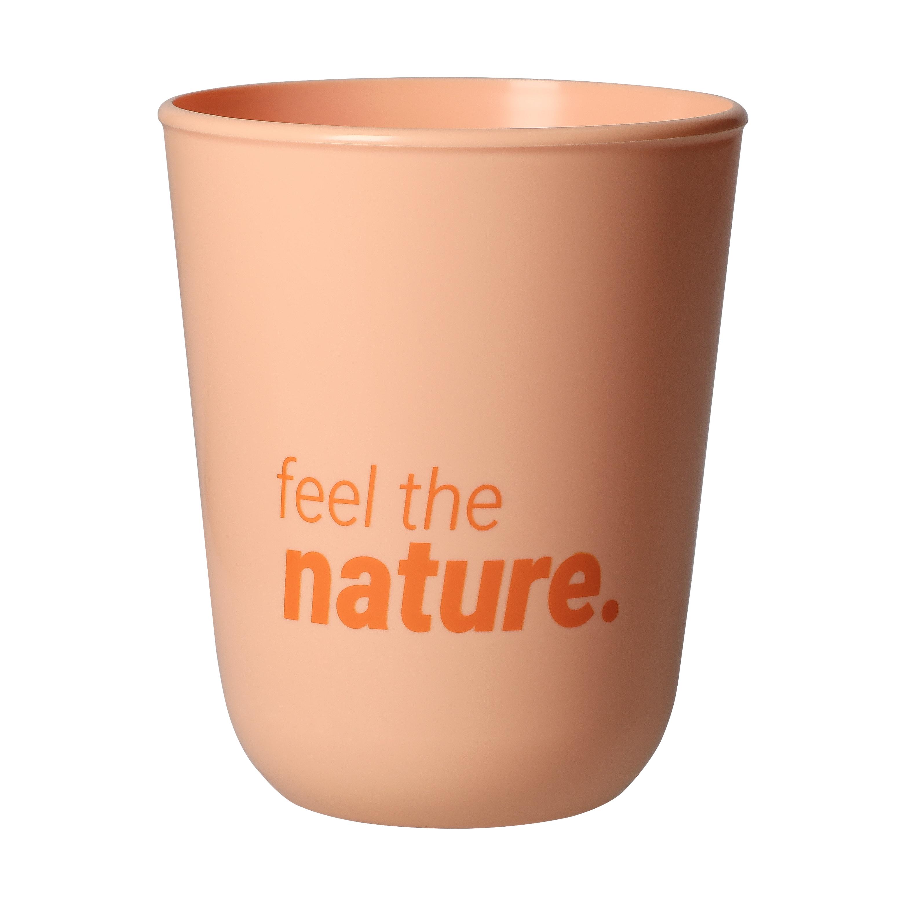 Trinkbecher "Tivoli, 350 ml, elastoNature – DET4_Peach_2 Trinkbecher "Tivoli, 350 ml, elastoNature