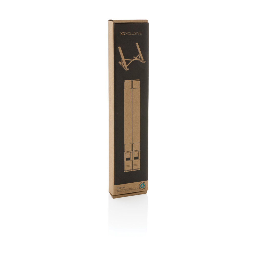 Terra RCS Aluminium-Stand, faltbar & ergonomisch – Ideal für Events mit Logo