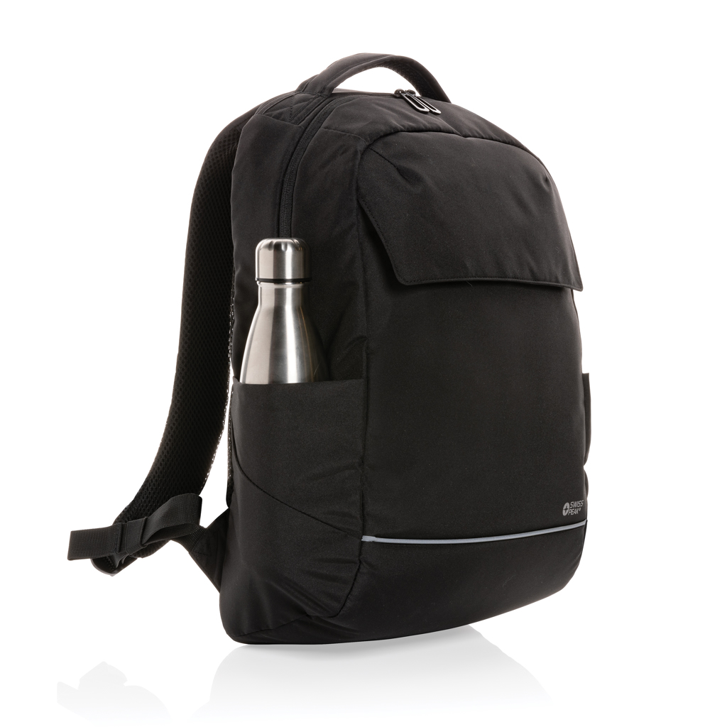 Swiss Peak Brooke AWARE™ Laptop-Rucksack 15,6 Zoll aus rPET Swiss Peak Brooke AWARE™ Laptop-Rucksack 15,6 Zoll aus rPET