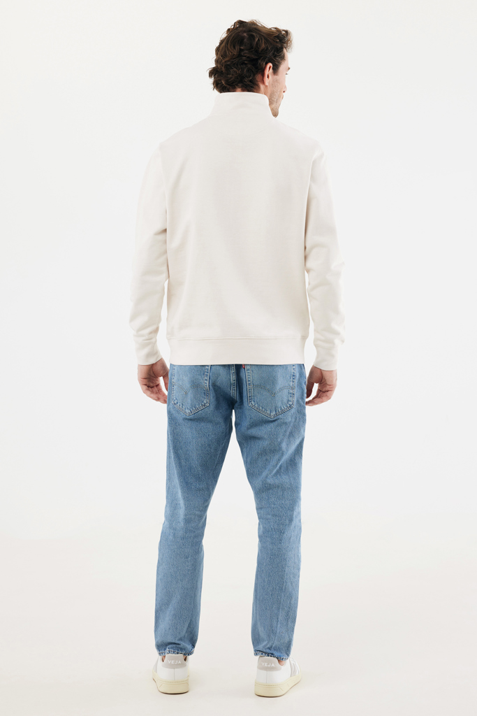 iqoniq Elgon Unisex Quarter-Zip Pullover aus 30 % recycelter & 70 % Bio-Baumwolle, 300 g/m², bedruckbar