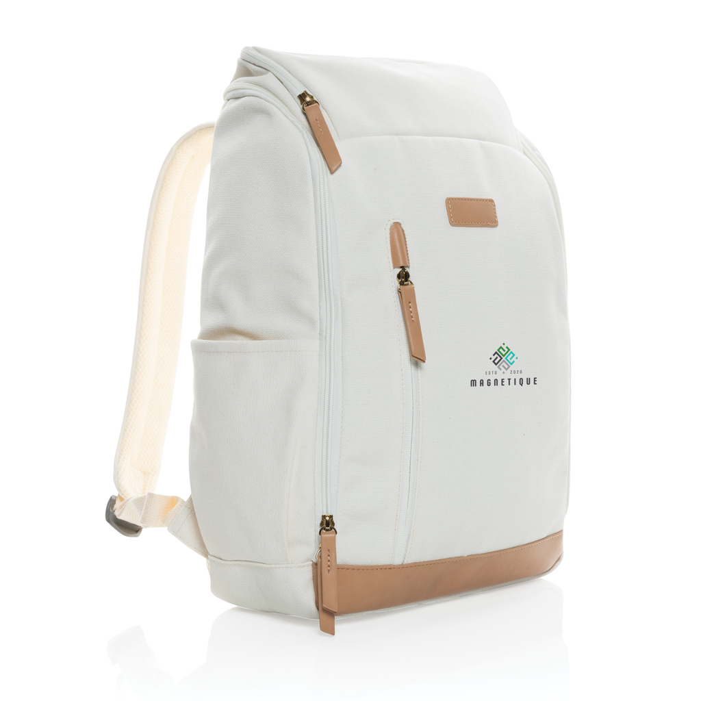 Impact AWARE™ 16 oz. Laptop-Rucksack 15 Zoll aus recyceltem Canvas, bedruckbar