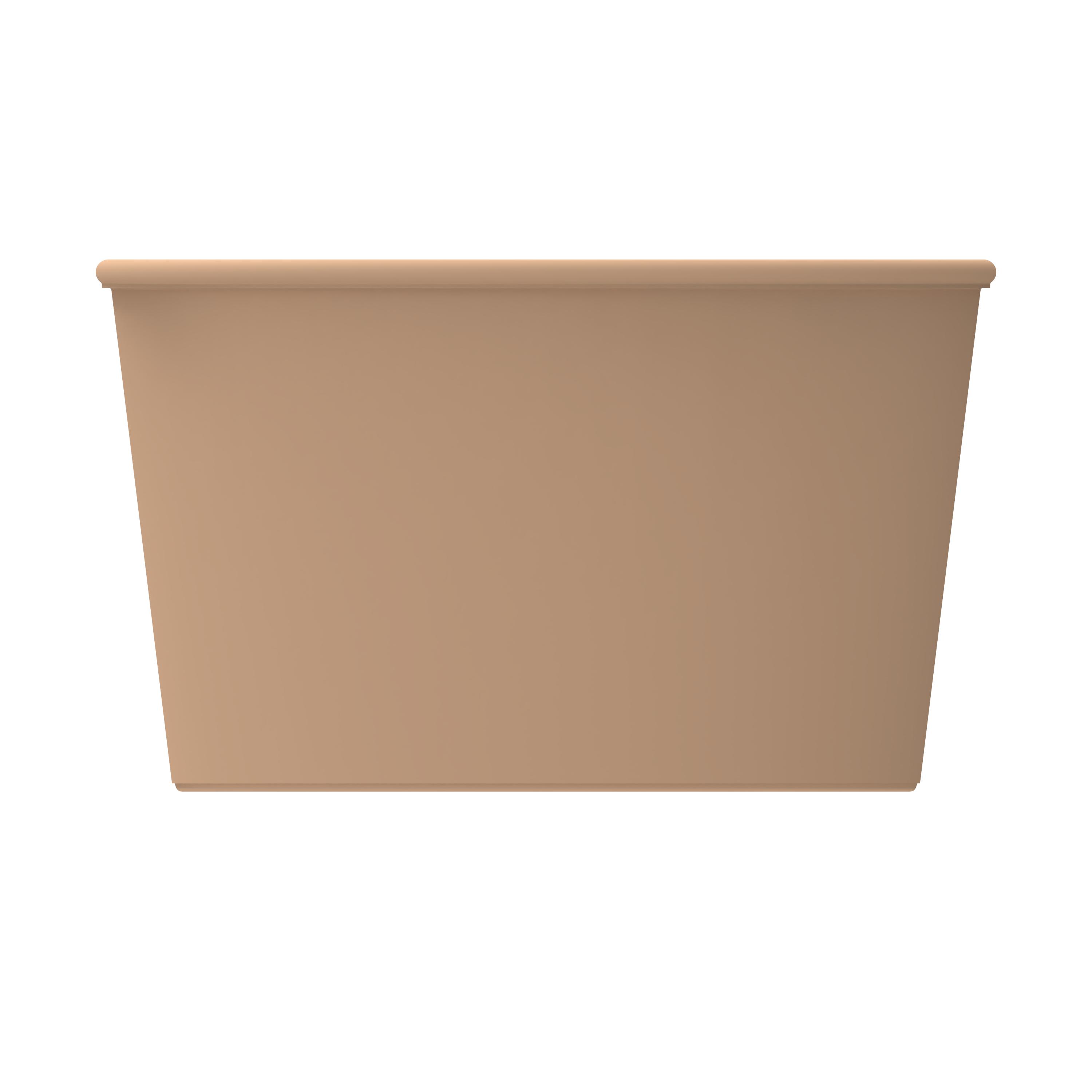 Mehrwegbecher "ToGo", 460 ml – TopView_Braun Mehrwegbecher "ToGo", 460 ml