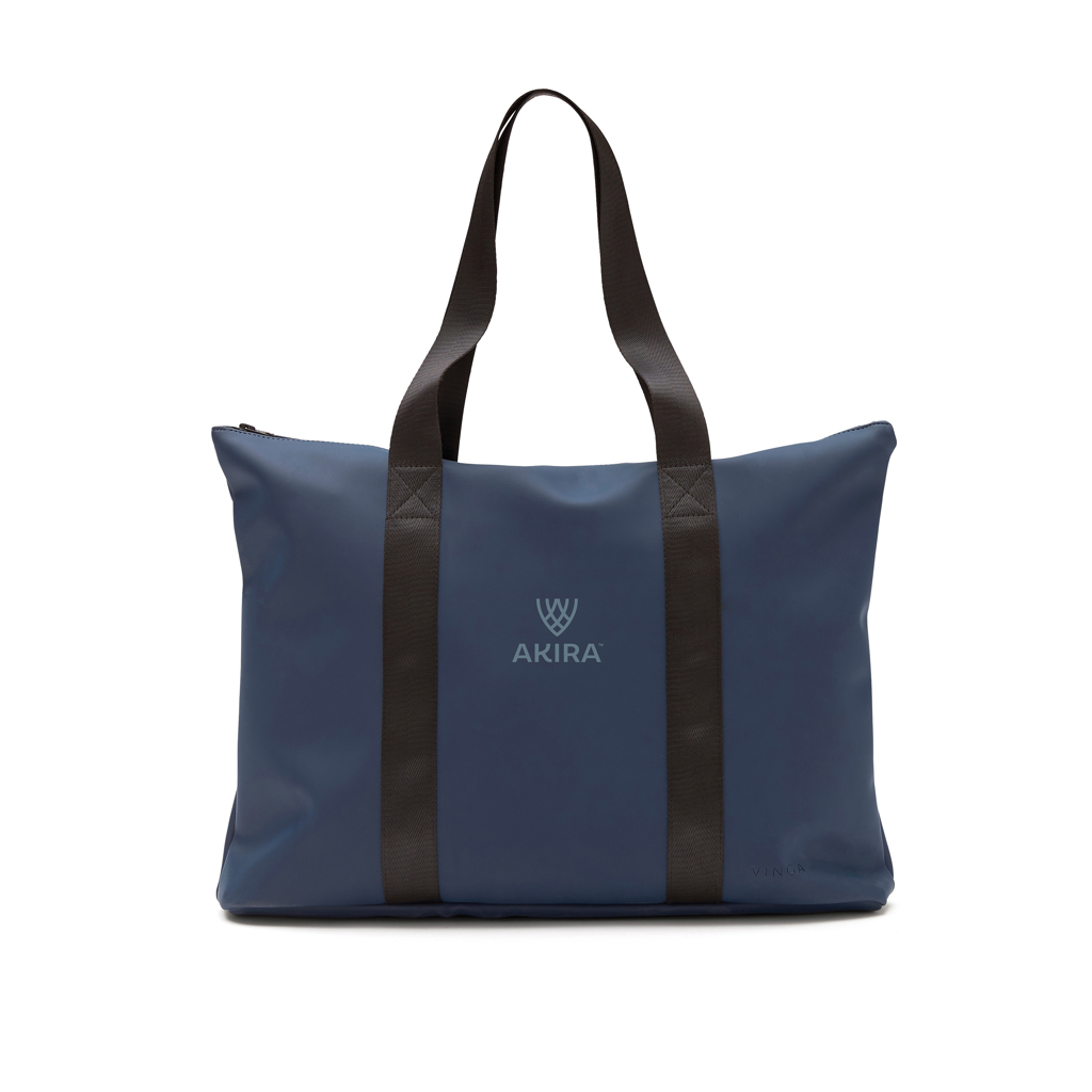 VINGA Baltimore Tote Bag aus Nubuk-PU mit Reißverschluss – bedruckbar