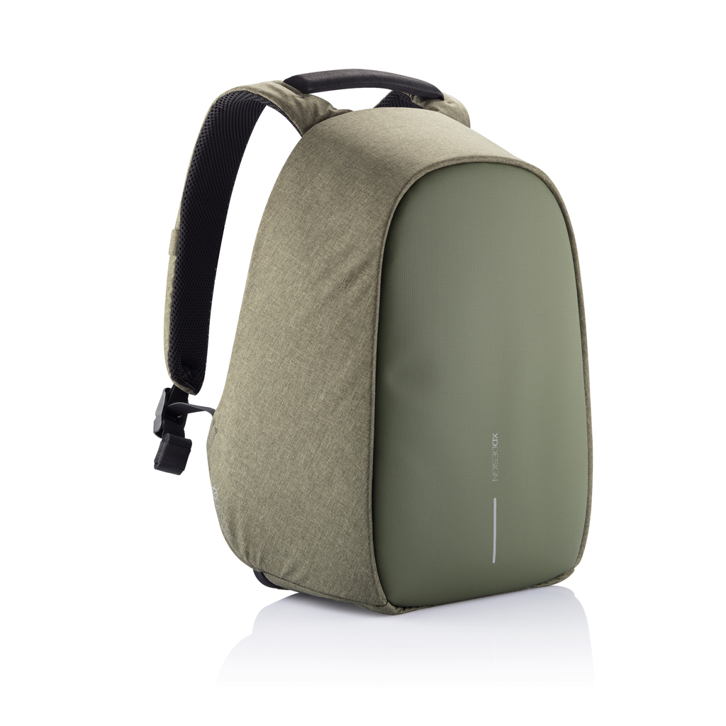 XD Design Bobby Hero Regular Anti-Diebstahl-Rucksack aus rPET mit Logodruck