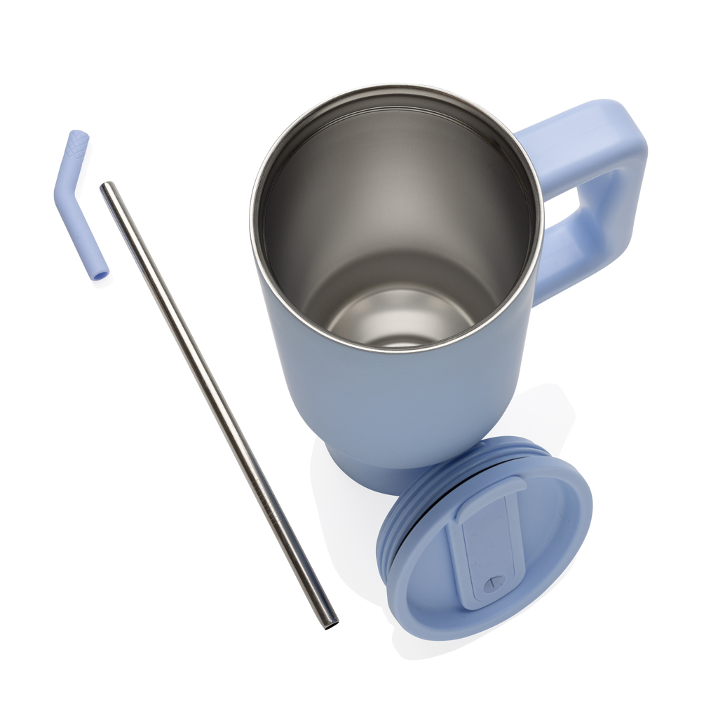 XD Collection Embrace Deluxe Thermobecher 900 ml aus RCS-recyceltem Edelstahl, gravur- und druckfähig