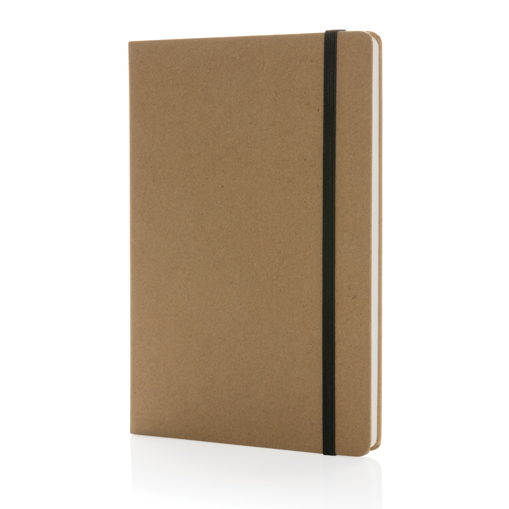 XD Collection Craftstone A5 Notizbuch aus FSC-Kraftpapier und Steinpapier — bedruckbar