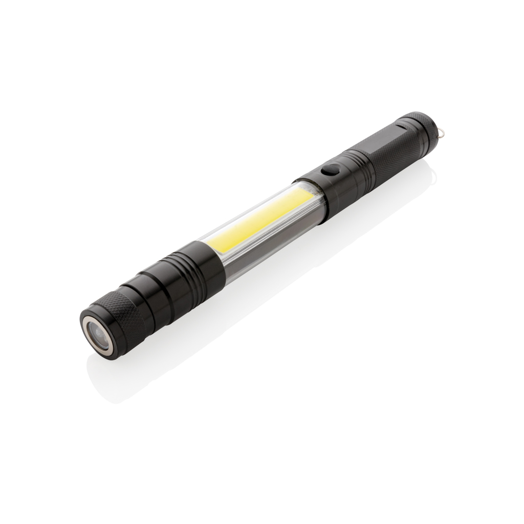 XD Collection Teleskop-Leuchte mit COB-Modul, Doppelmagnet und ausziehbarer Aluminiumstange