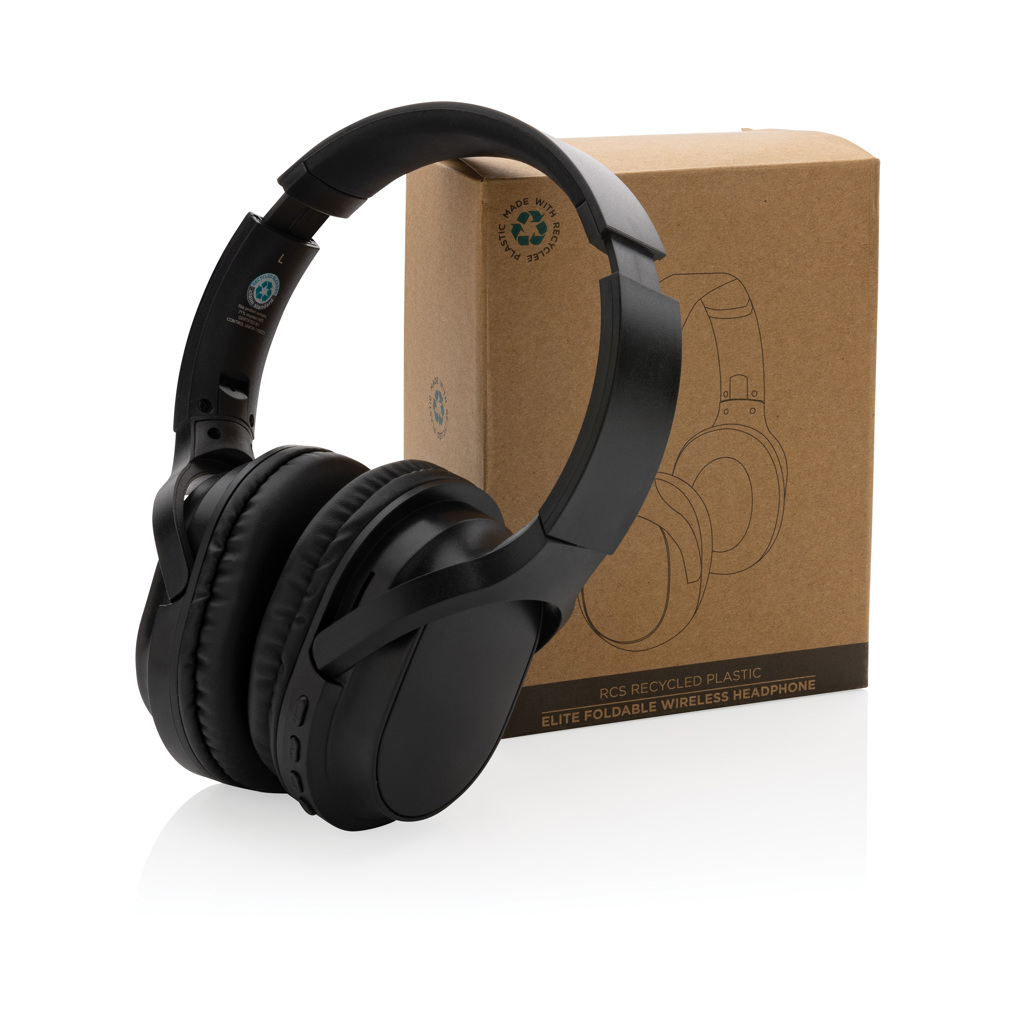Elite Bluetooth-Kopfhörer Over-Ear faltbar mit Mikrofon, RCS-recycelt zum Bedrucken