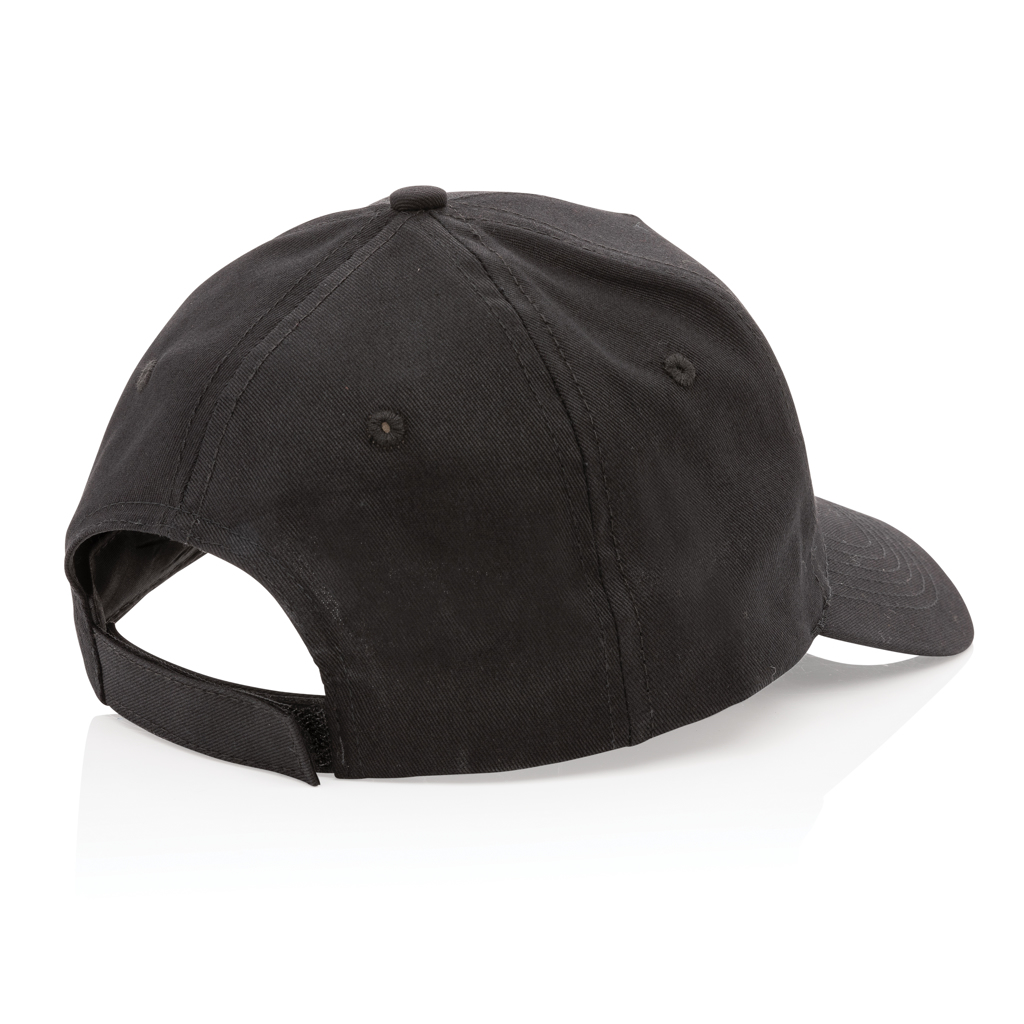 Impact 5-Panel Cap aus recyceltem Baumwoll-Polyester-Twill mit AWARE Tracer – bedruckbar
