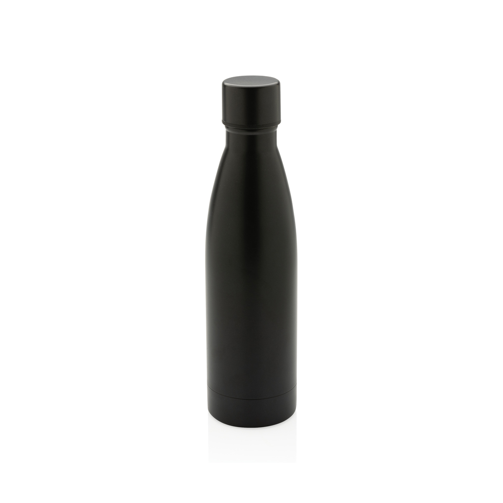 XD Collection RCS recycelte Edelstahl-Vakuumflasche 500 ml (mit Logo)