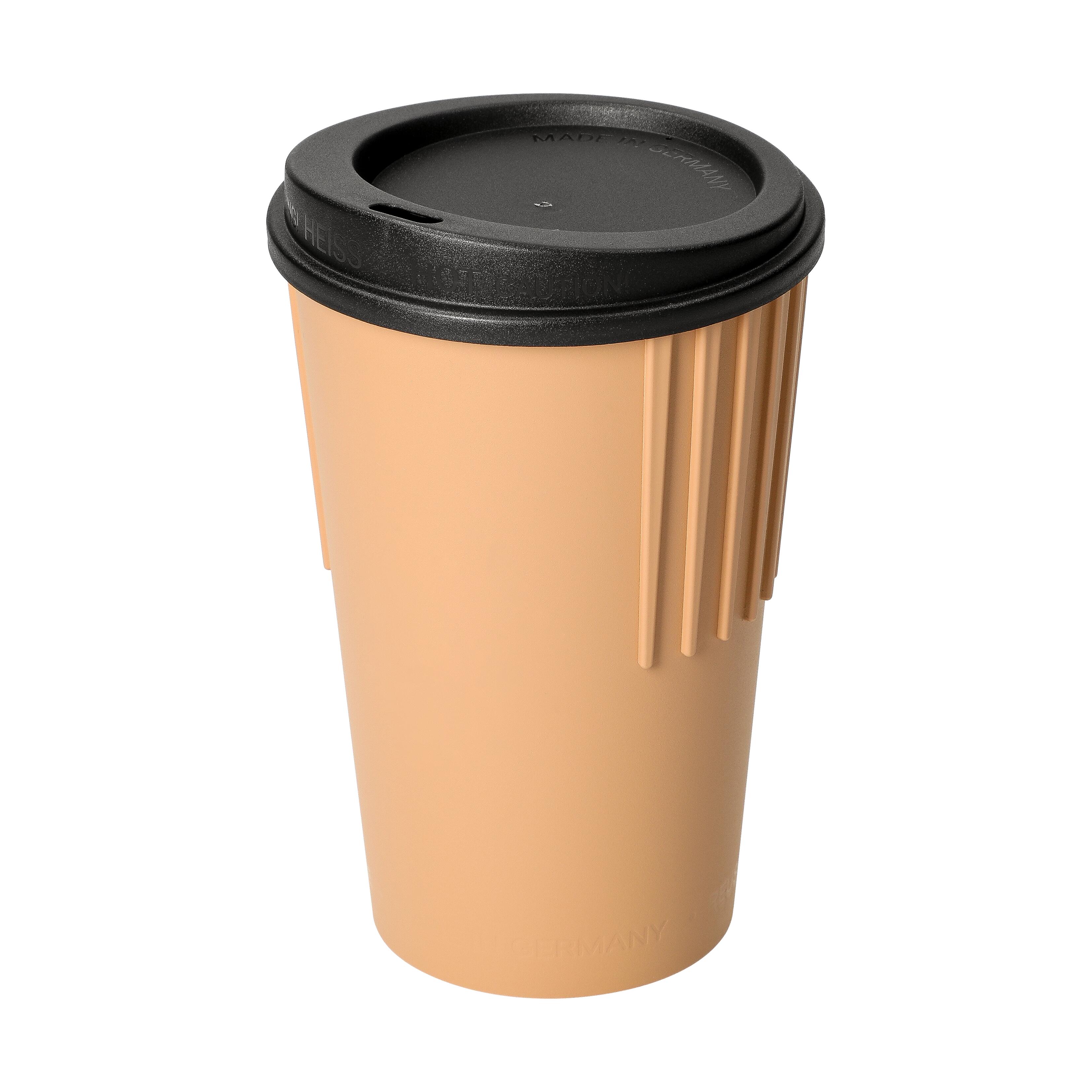 Riffel-Kaffeebecher "ToGo", 300 ml – beständiges braun Riffel-Kaffeebecher "ToGo", 300 ml – beständiges braun