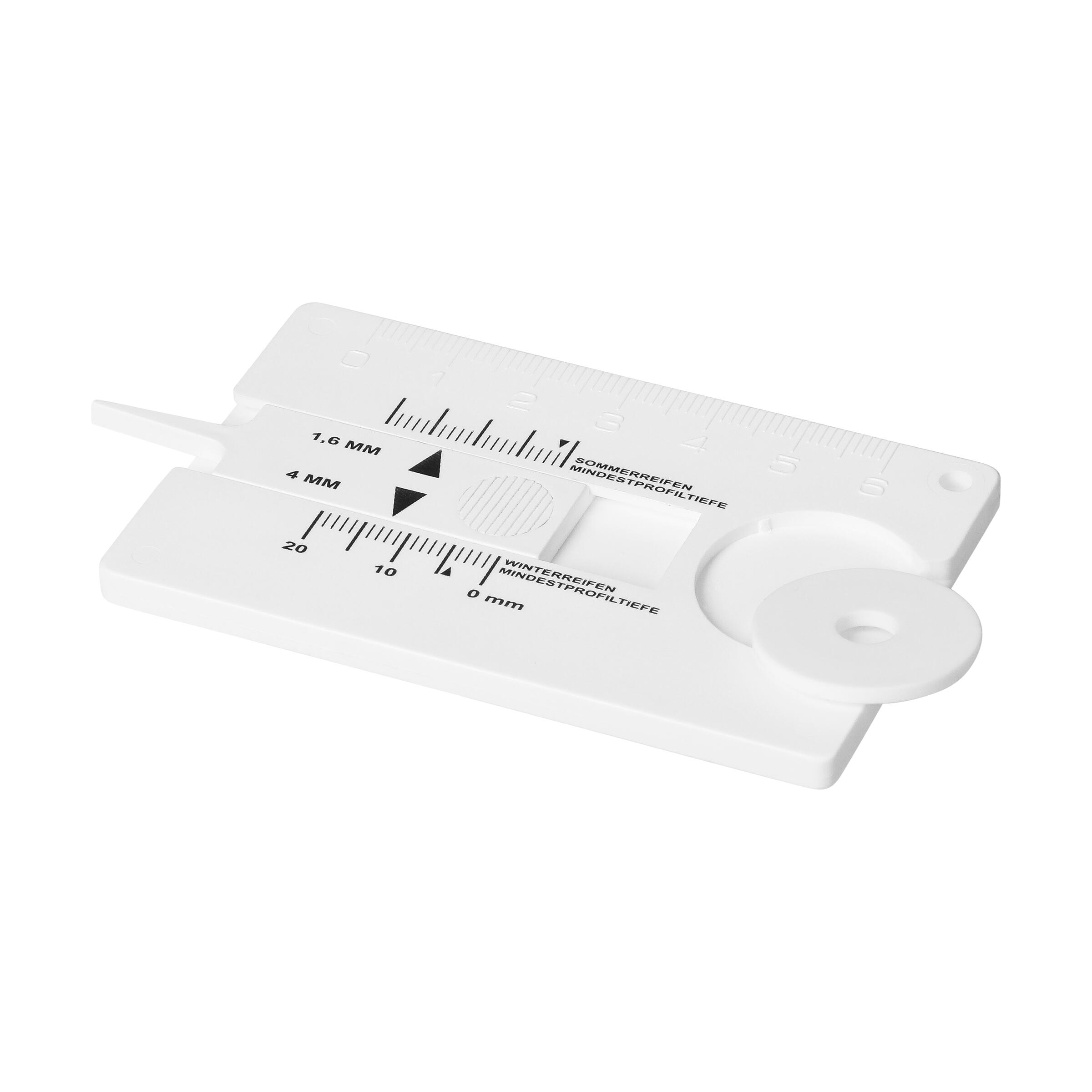 Reifenprofilmesser "Card" – weiss Reifenprofilmesser "Card" – weiss