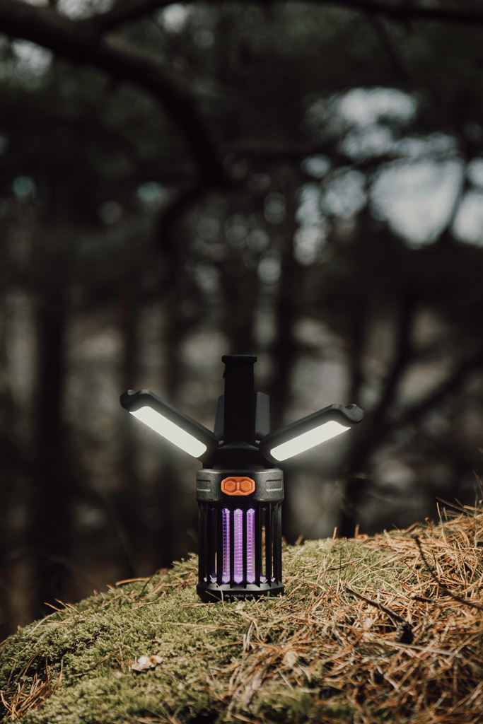 Nordic Drift Titan Campinglampe mit Mückenschutz, USB-C-Akku, bedruckbar Nordic Drift Titan Campinglampe mit Mückenschutz, USB-C-Akku, bedruckbar