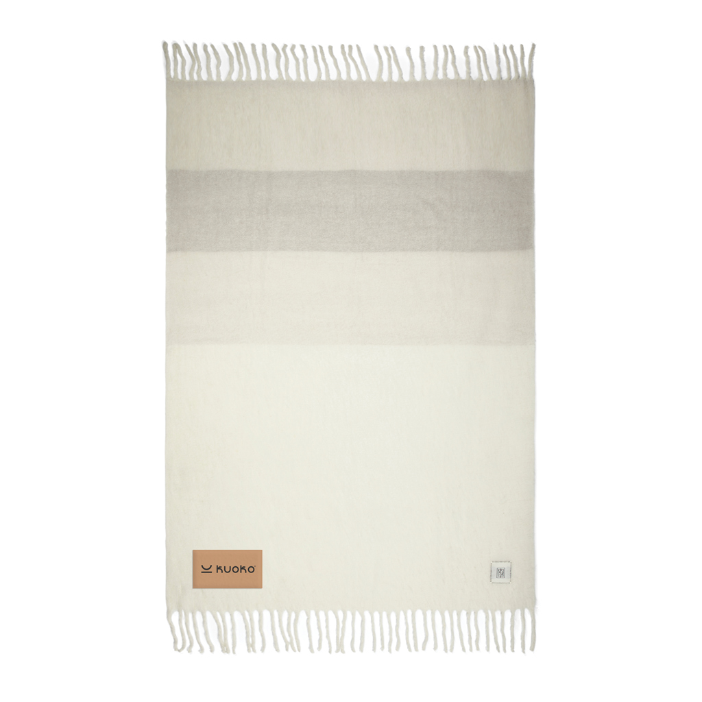 VINGA Saletto Wolldecke 170 × 130 cm, mulesing-frei, mit Kunstlederbadge veredelbar