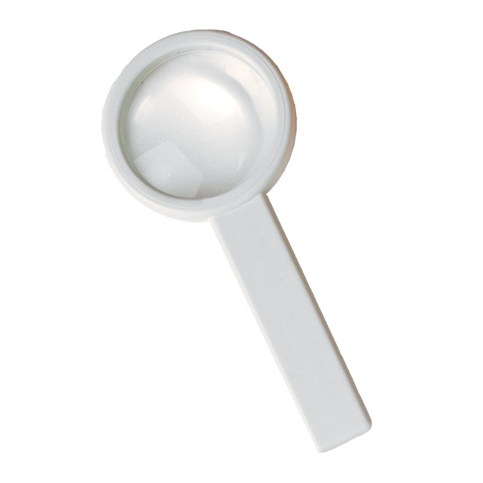 Stiellupe "Handle 3 x" – weiss Stiellupe "Handle 3 x" – weiss