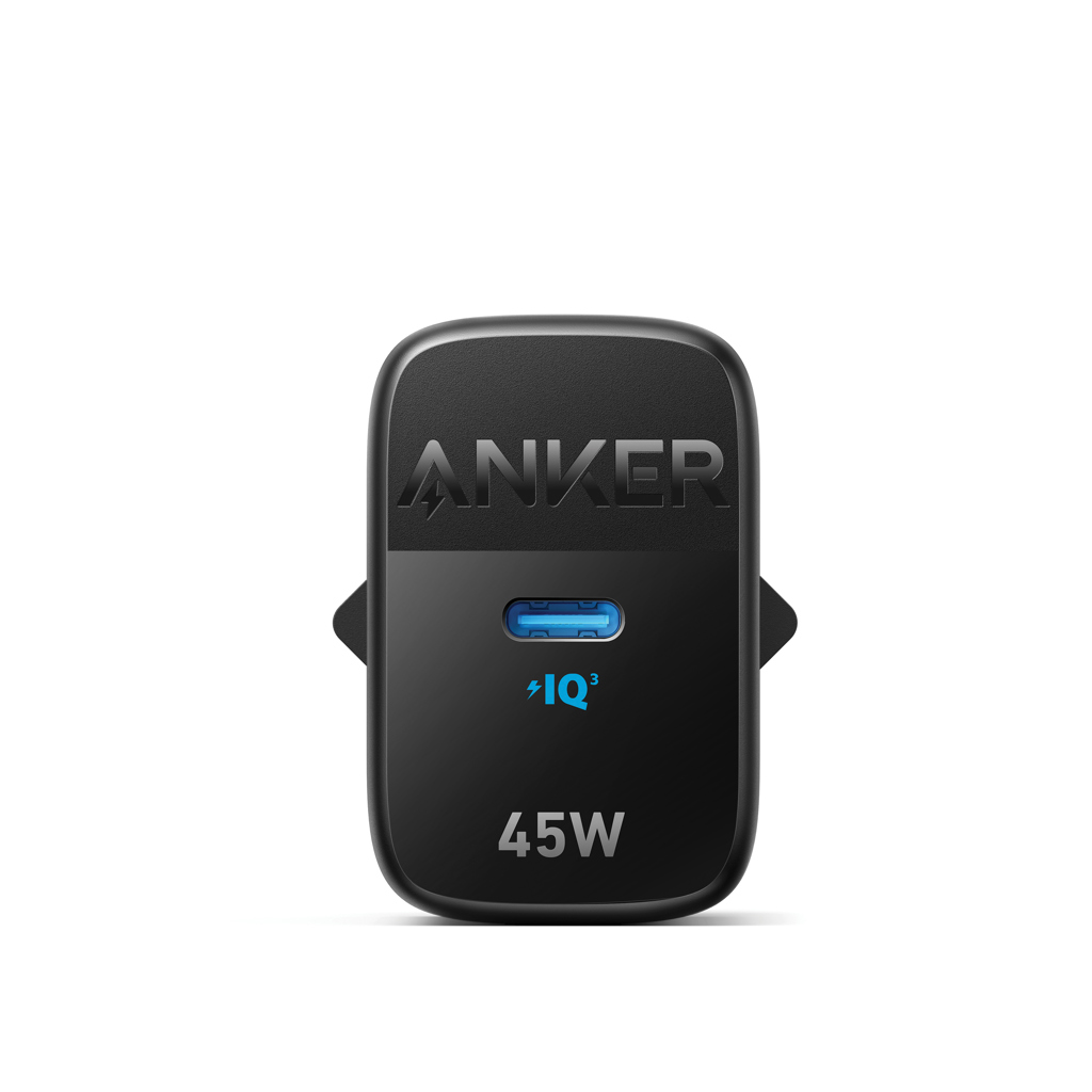 Anker 45W GaN USB‑C Schnellladegerät EU, PPS – schwarz