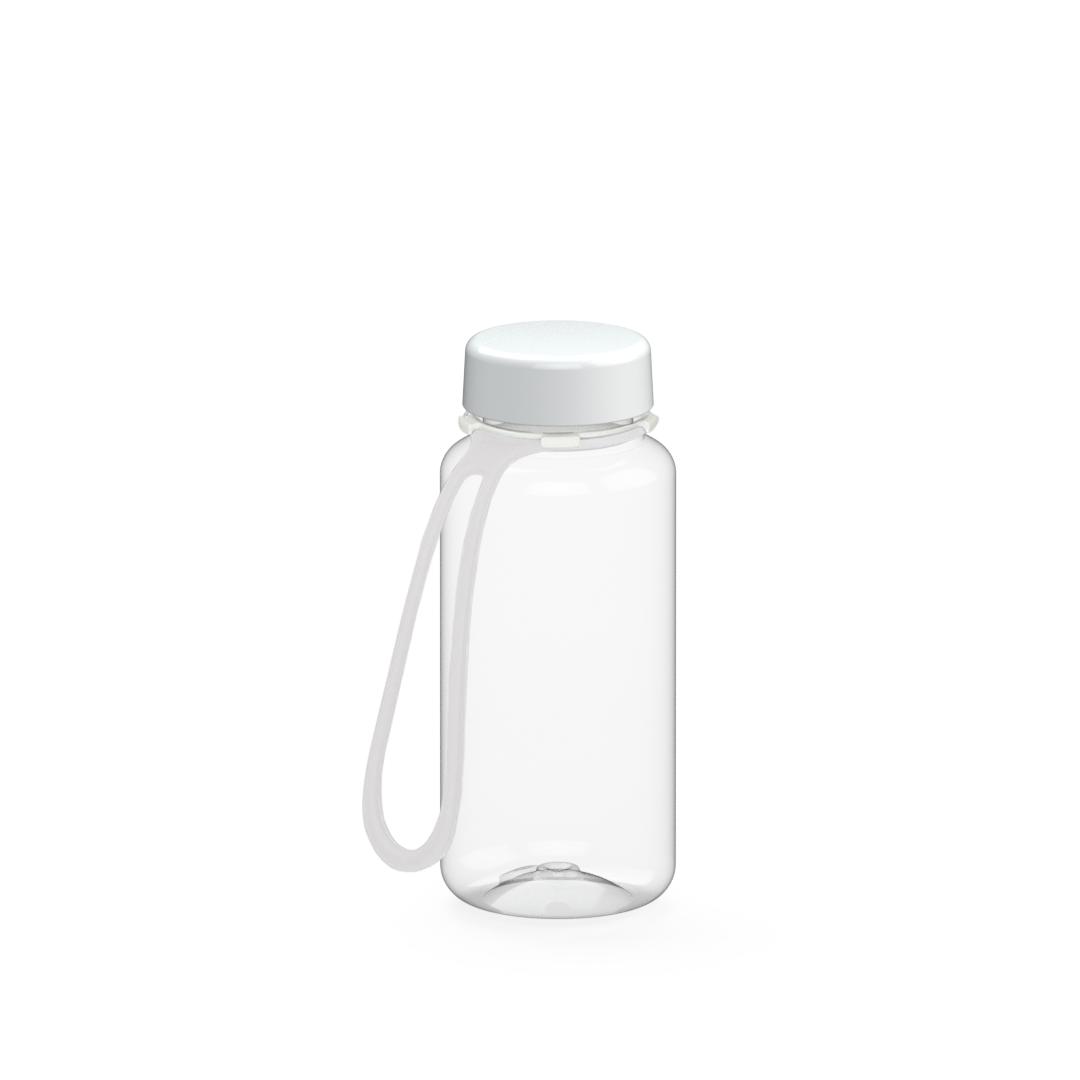 Trinkflasche "Refresh", 400 ml, inkl. Strap – transparent Trinkflasche "Refresh", 400 ml, inkl. Strap – transparent