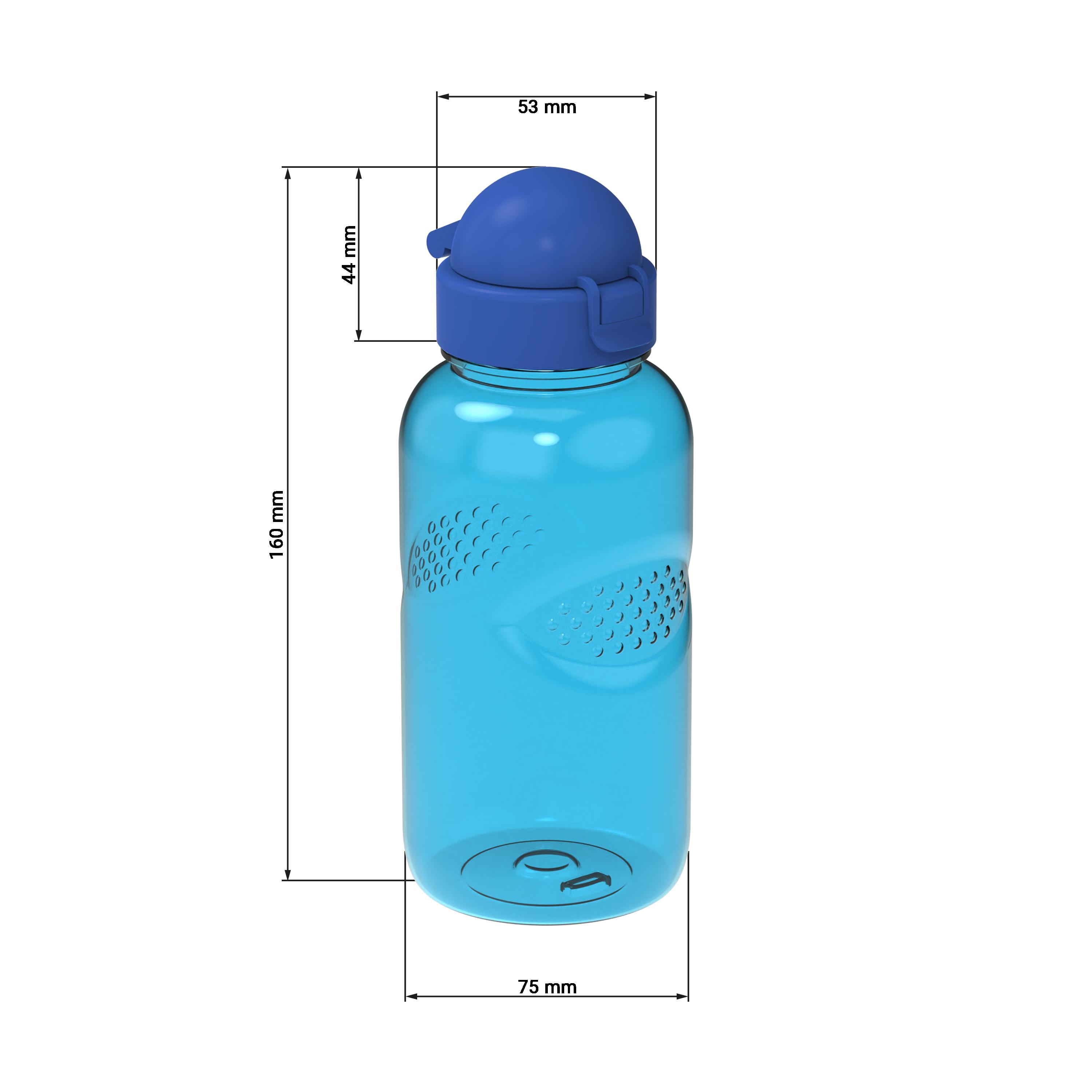 Trinkflasche Carve "Junior", 500 ml – Bemassung_Blau Trinkflasche Carve "Junior", 500 ml