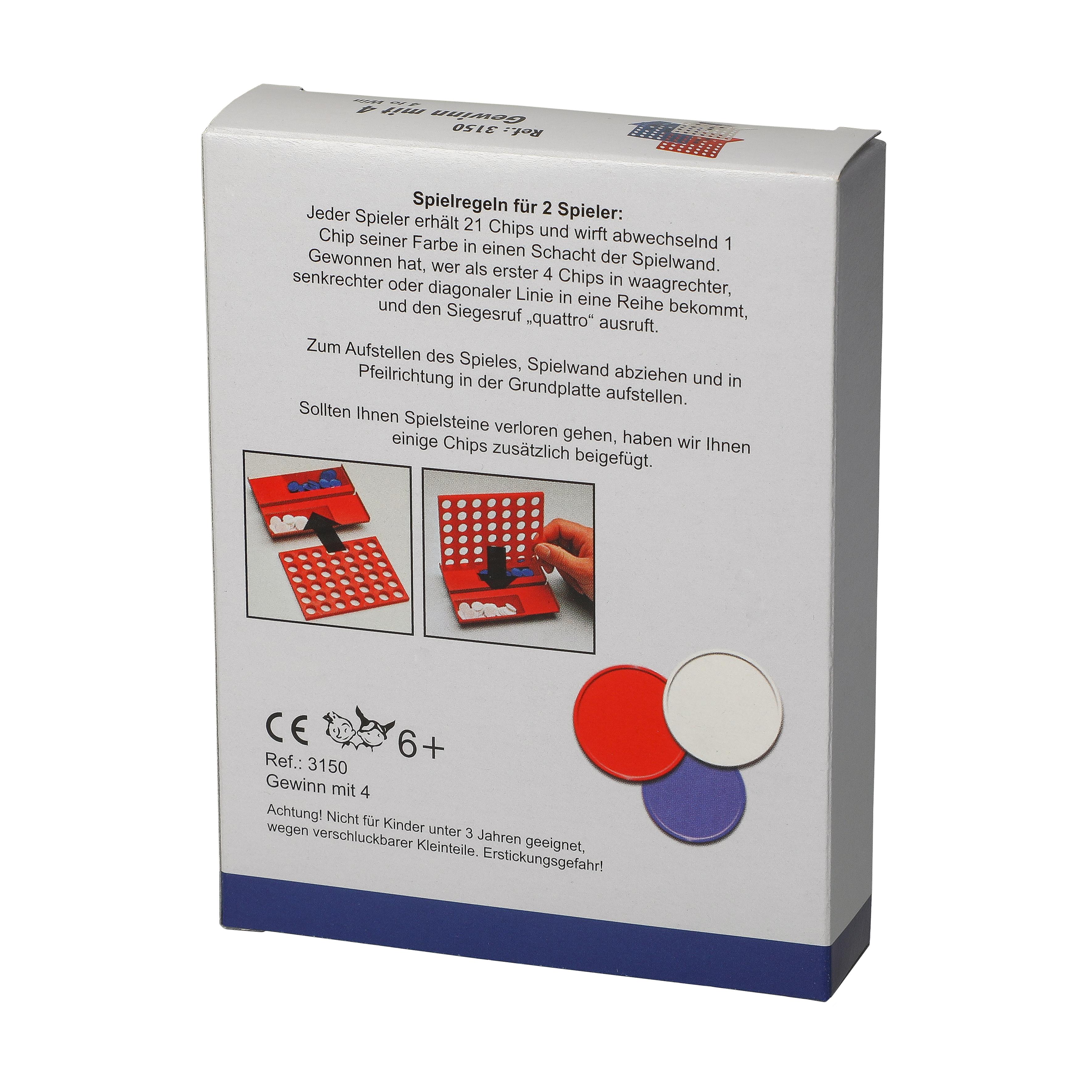 Denkspiel "Gewinn mit 4" – DET5 Denkspiel "Gewinn mit 4"