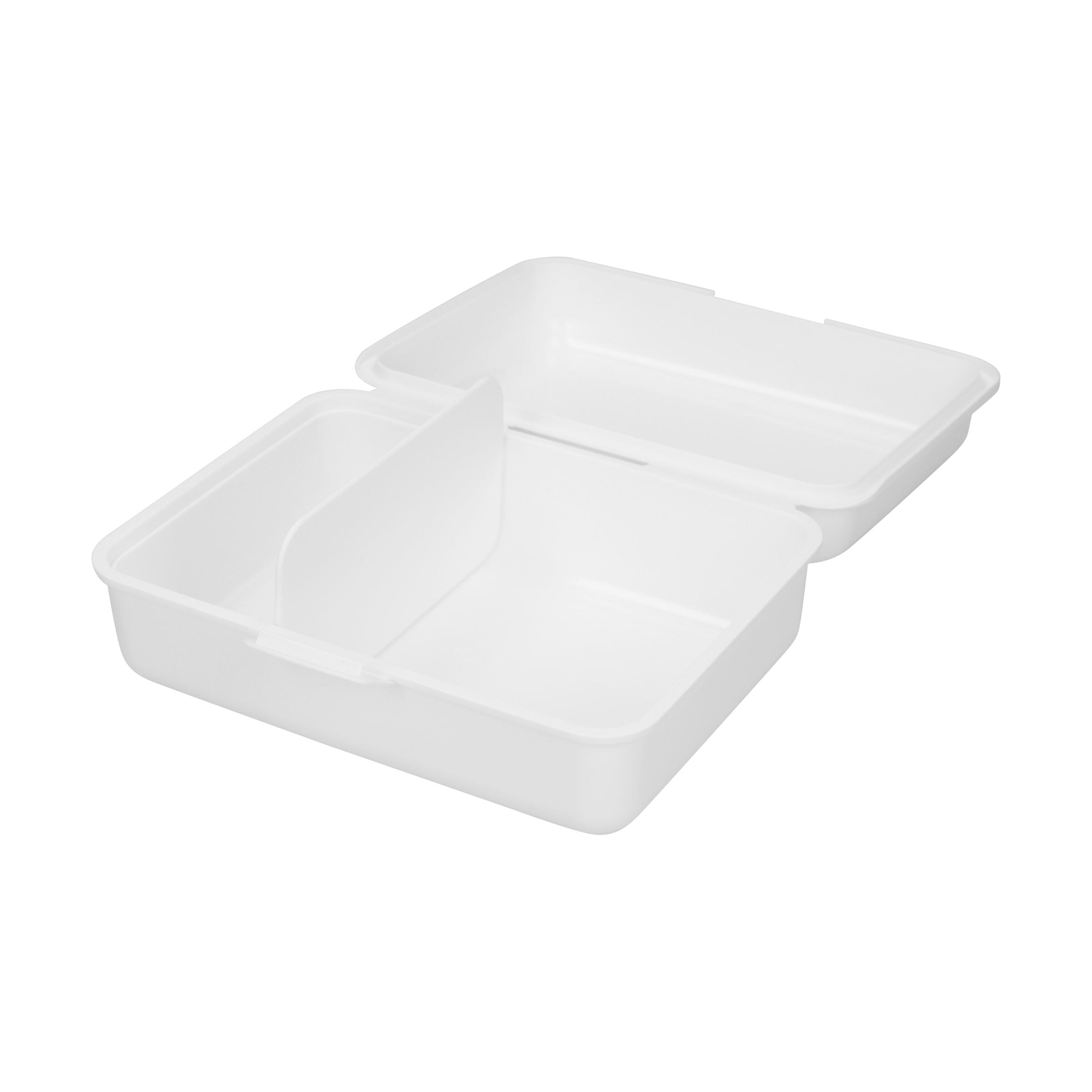 Vorratsdose "School-Box" groß, mit Trennschale – DET2 Vorratsdose "School-Box" groß, mit Trennschale
