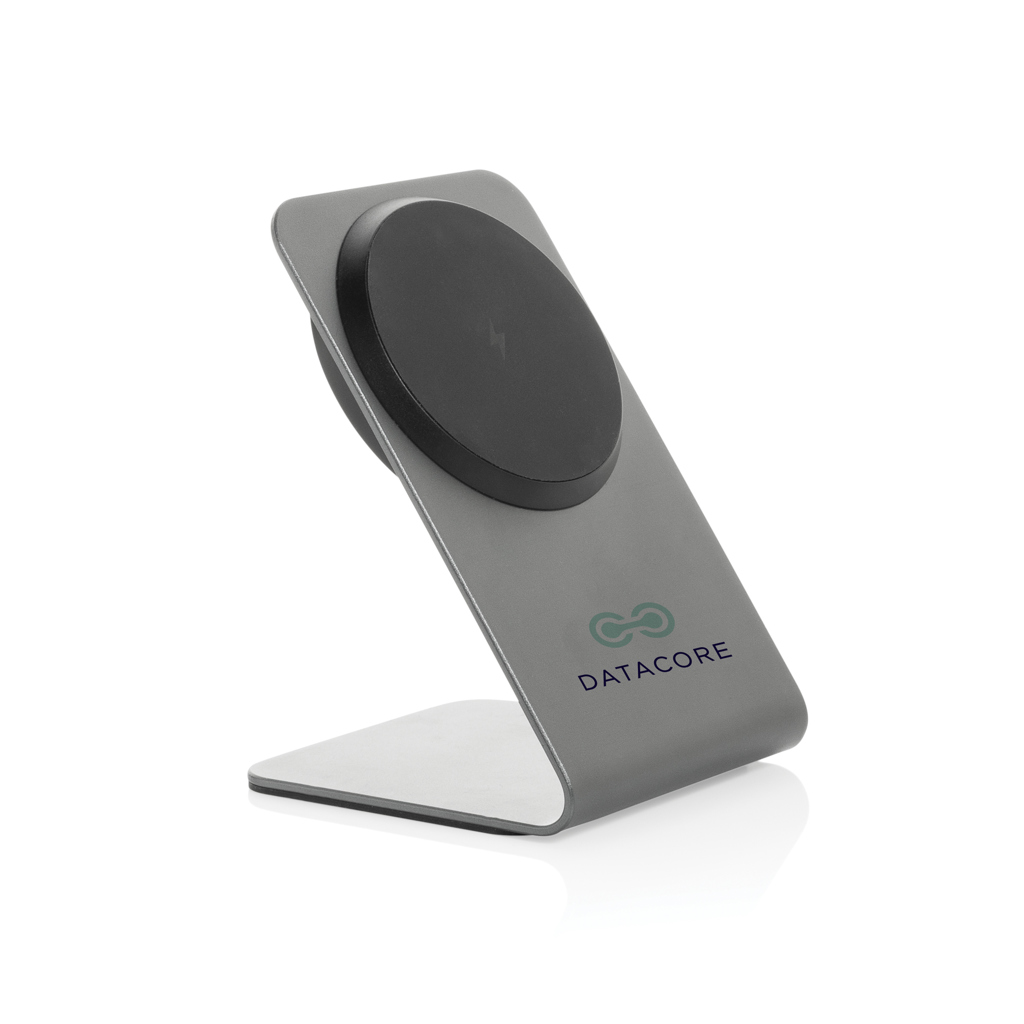 Terra Aluminium 15W Wireless-Charger magnetisch, recyceltes Aluminium, mit Logo bedruckbar Terra Aluminium 15W Wireless-Charger magnetisch, recyceltes Aluminium, mit Logo bedruckbar