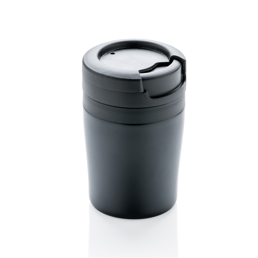 XD Xclusive Coffee-to-go-Becher 160 ml, doppelwandig, Edelstahl mit PP-Innenwand