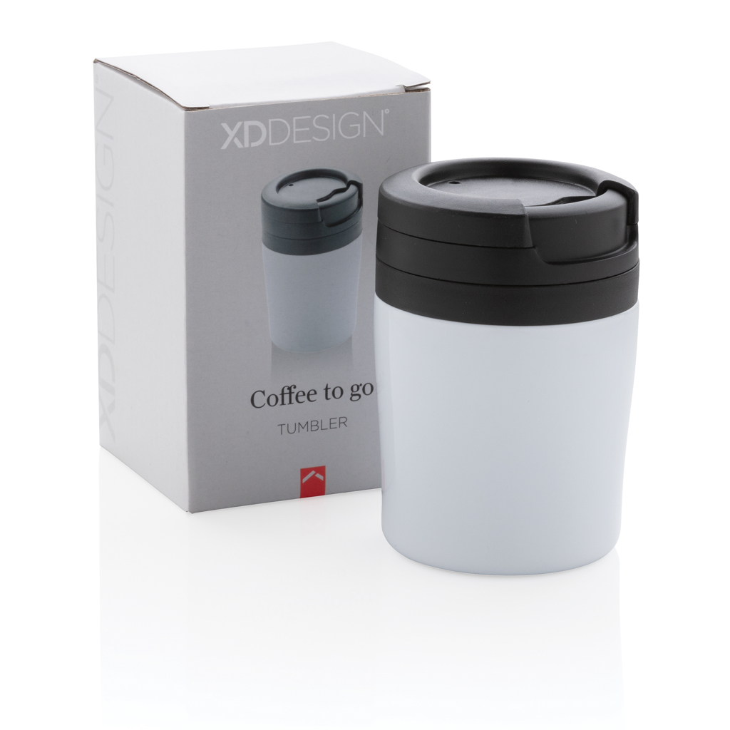 XD Xclusive Coffee-to-go-Becher 160 ml, doppelwandig, Edelstahl mit PP-Innenwand