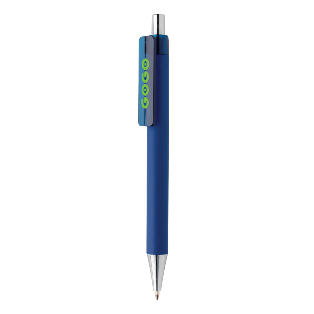 X8 Kugelschreiber Smooth-Touch, Dokumental – navy blau X8 Kugelschreiber Smooth-Touch, Dokumental – navy blau