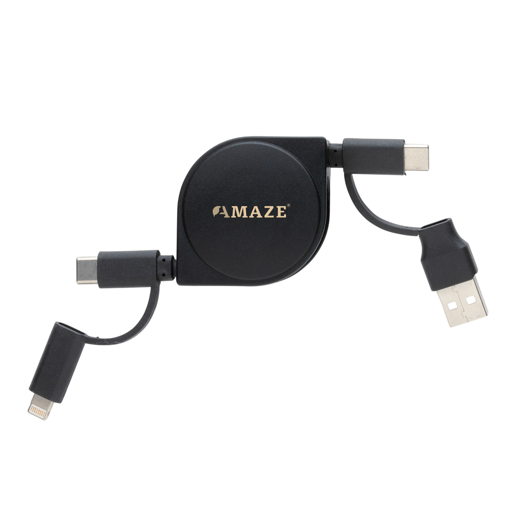 MultiConnect Pro 6-in-1 Kabel aus recyceltem TPE – Flexibles Werbegeschenk mit Logo MultiConnect Pro 6-in-1 Kabel aus recyceltem TPE – Flexibles Werbegeschenk mit Logo