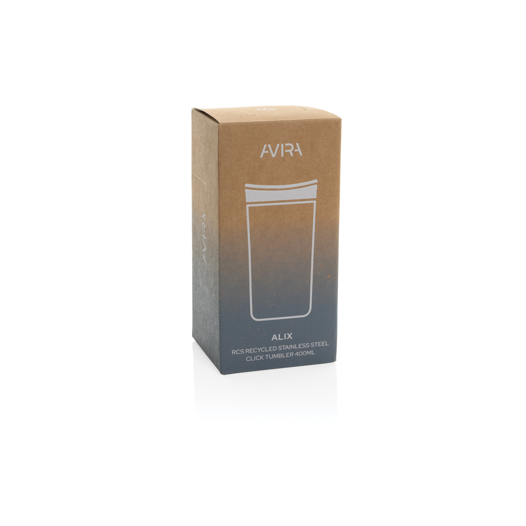 Avira Alix Klickbecher 400 ml — RCS-Recycling-Stahl mit One-Click-Deckel Avira Alix Klickbecher 400 ml — RCS-Recycling-Stahl mit One-Click-Deckel